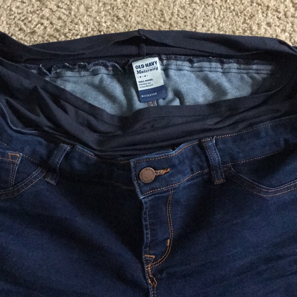 Old Navy Rockstar Maternity Jeans